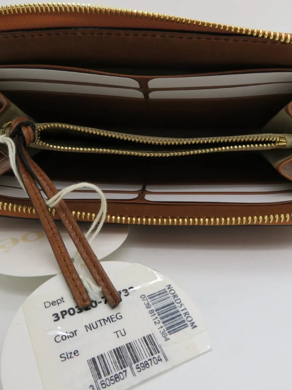 Chloé Nutmeg Brown Sheepskin Leather Wallet